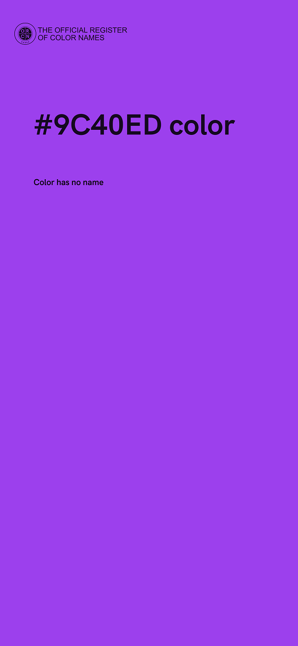 #9C40ED color image