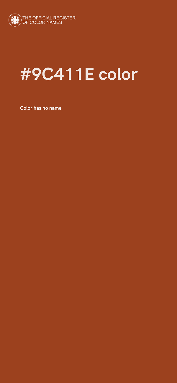 #9C411E color image