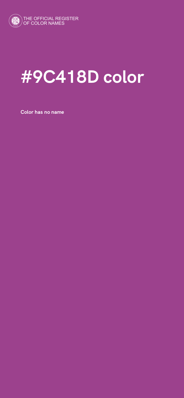 #9C418D color image