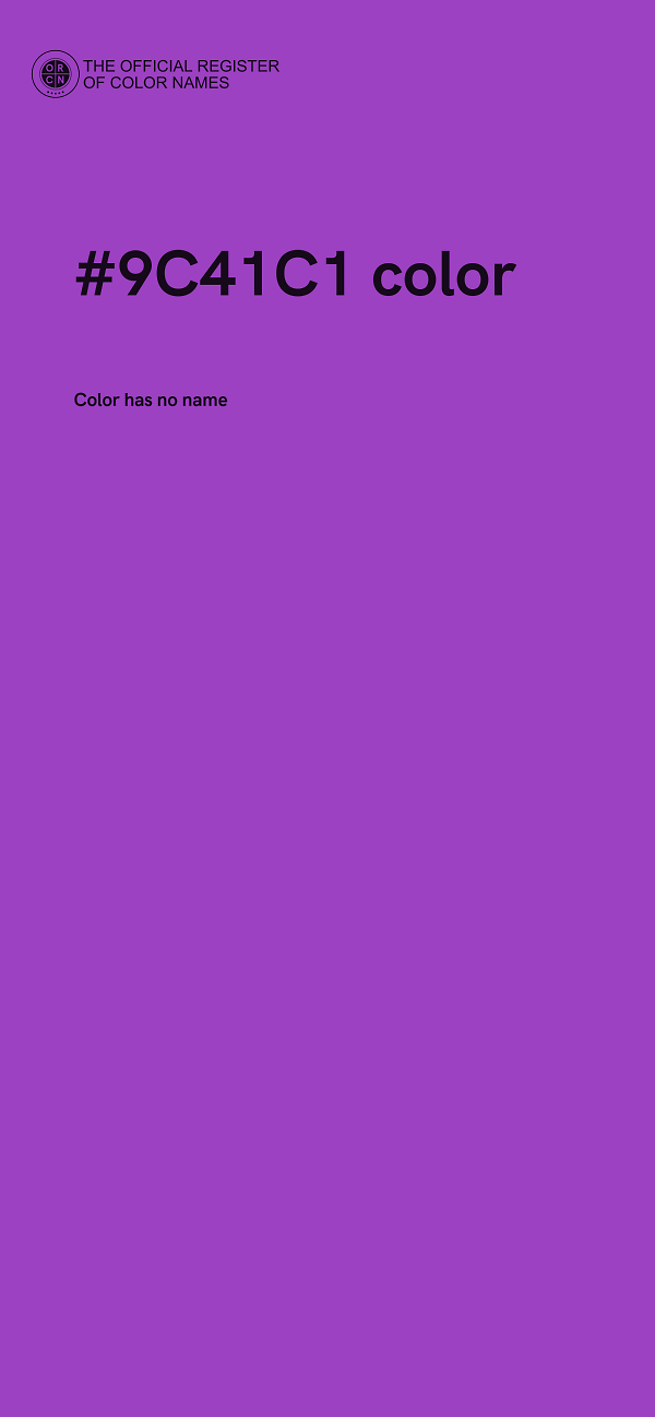 #9C41C1 color image
