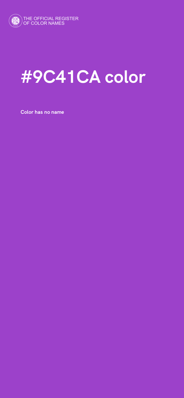 #9C41CA color image