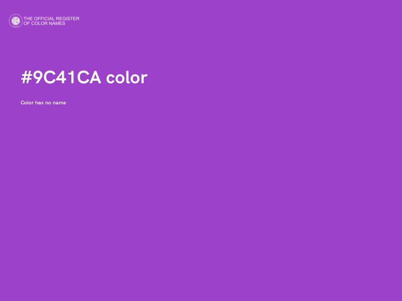#9C41CA color image