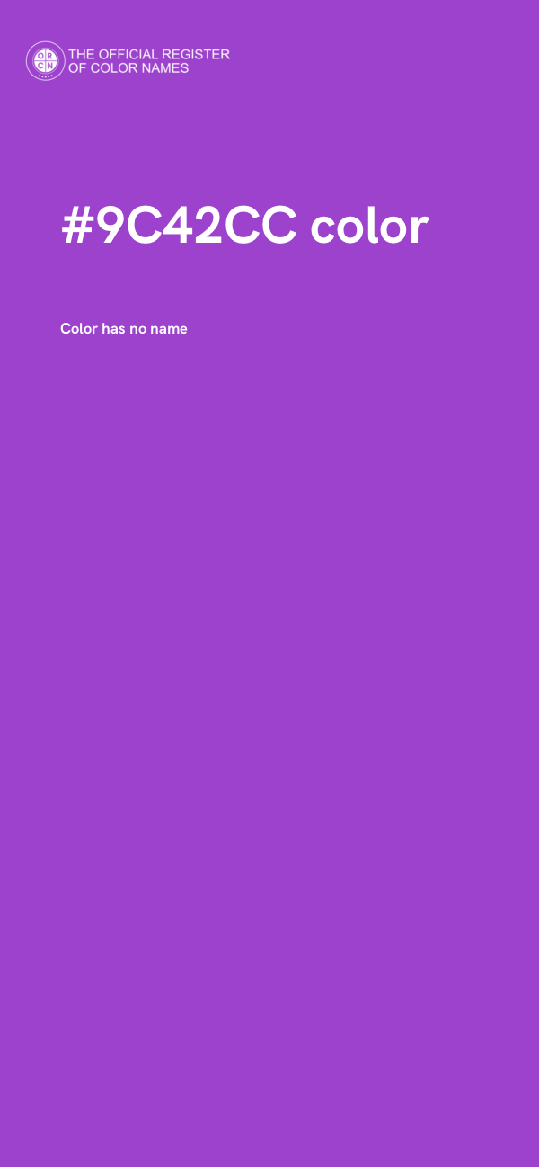 #9C42CC color image