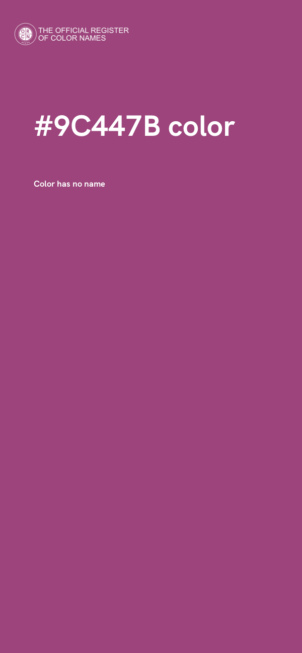 #9C447B color image