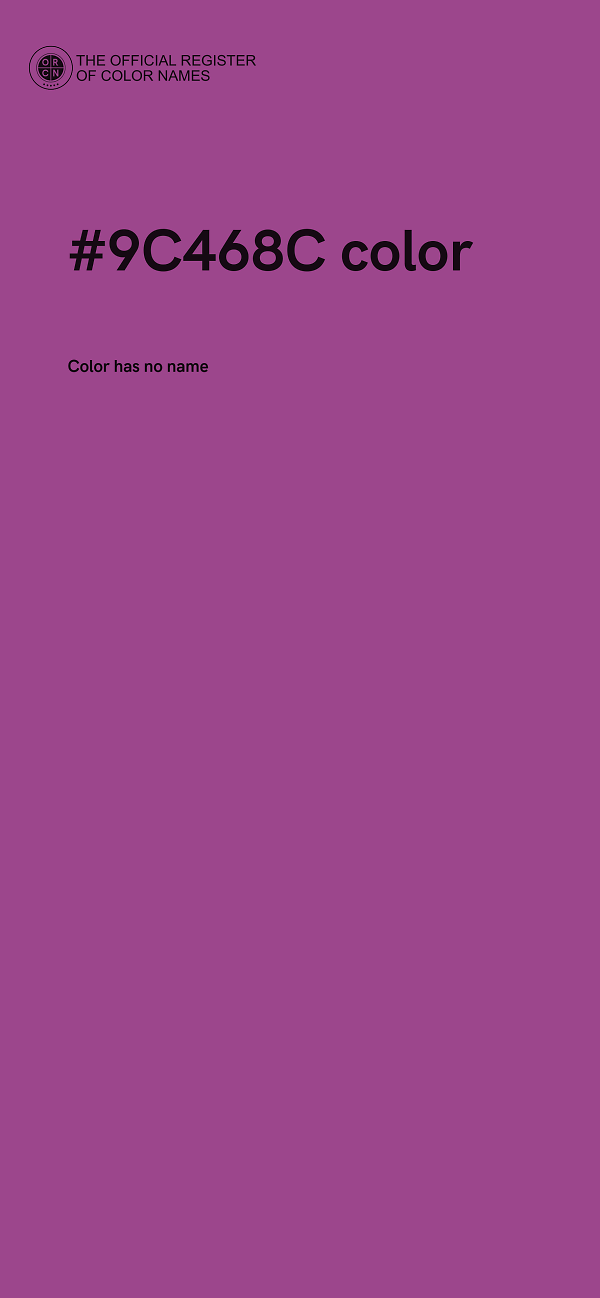 #9C468C color image