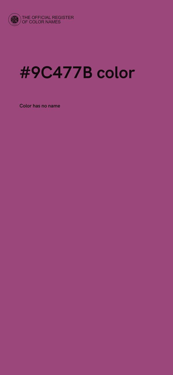 #9C477B color image