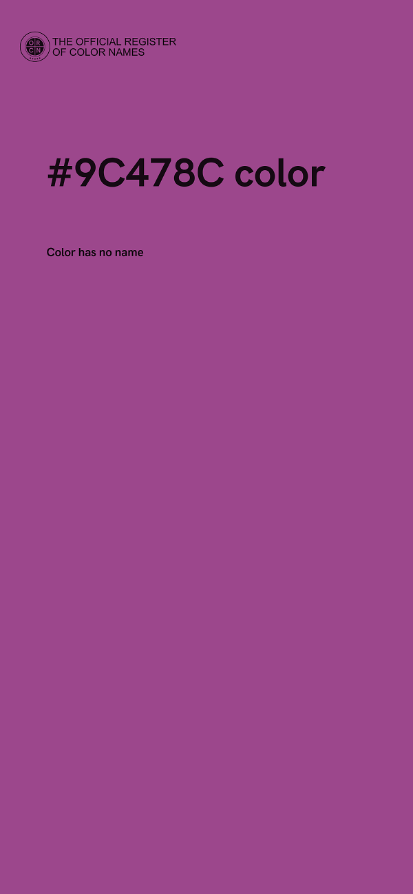 #9C478C color image