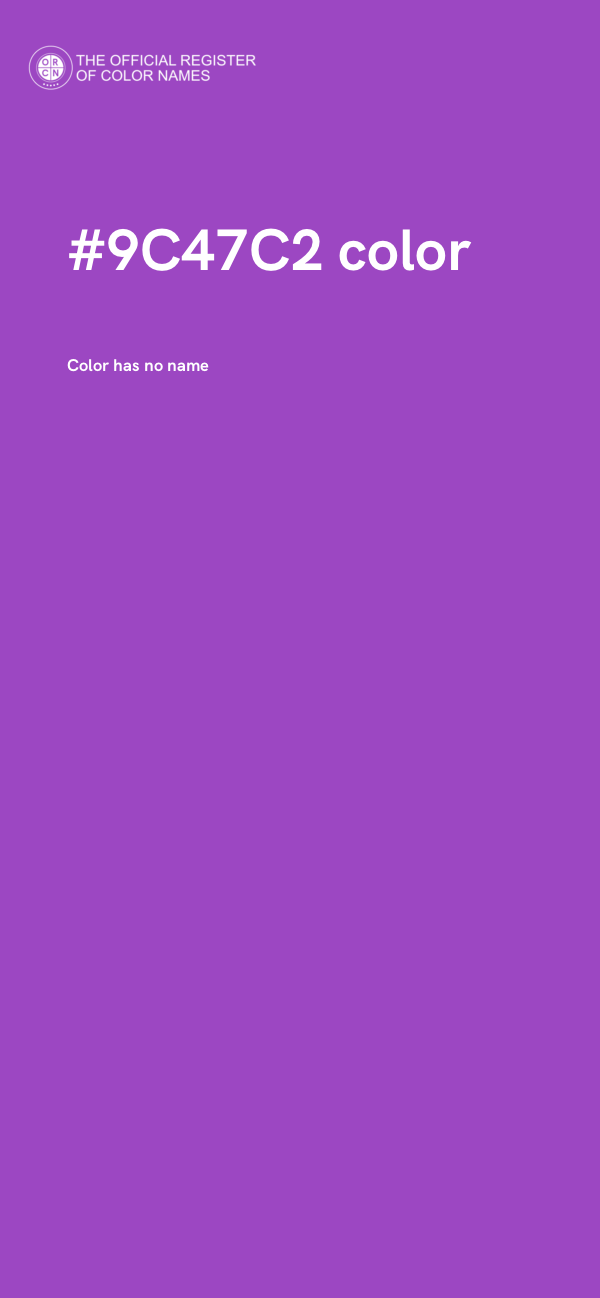 #9C47C2 color image