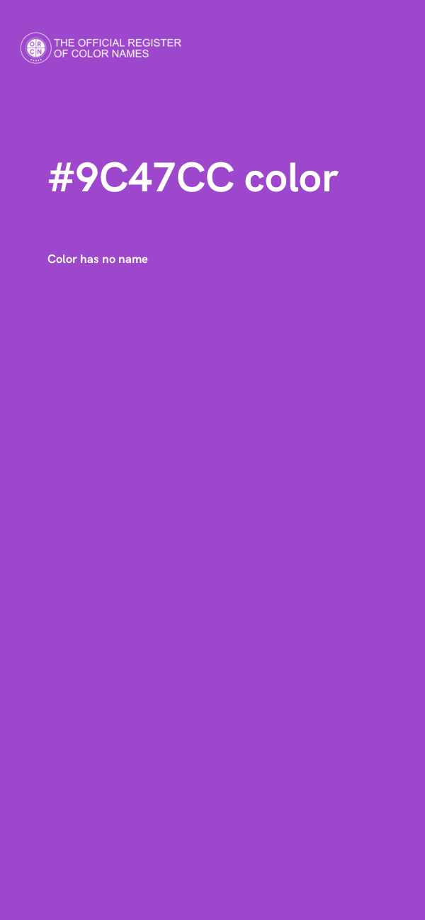 #9C47CC color image
