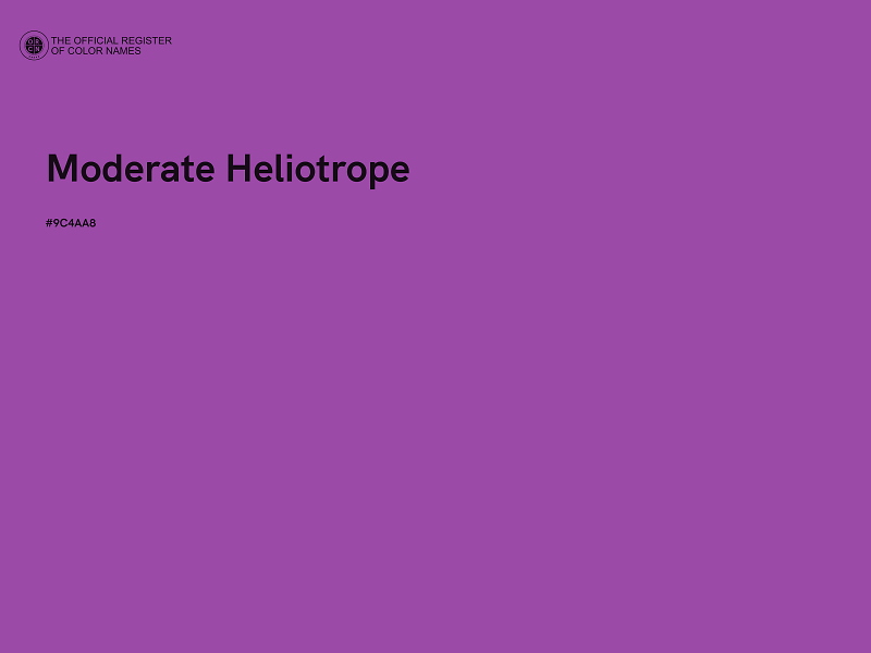 #9C4AA8 - Moderate Heliotrope color image