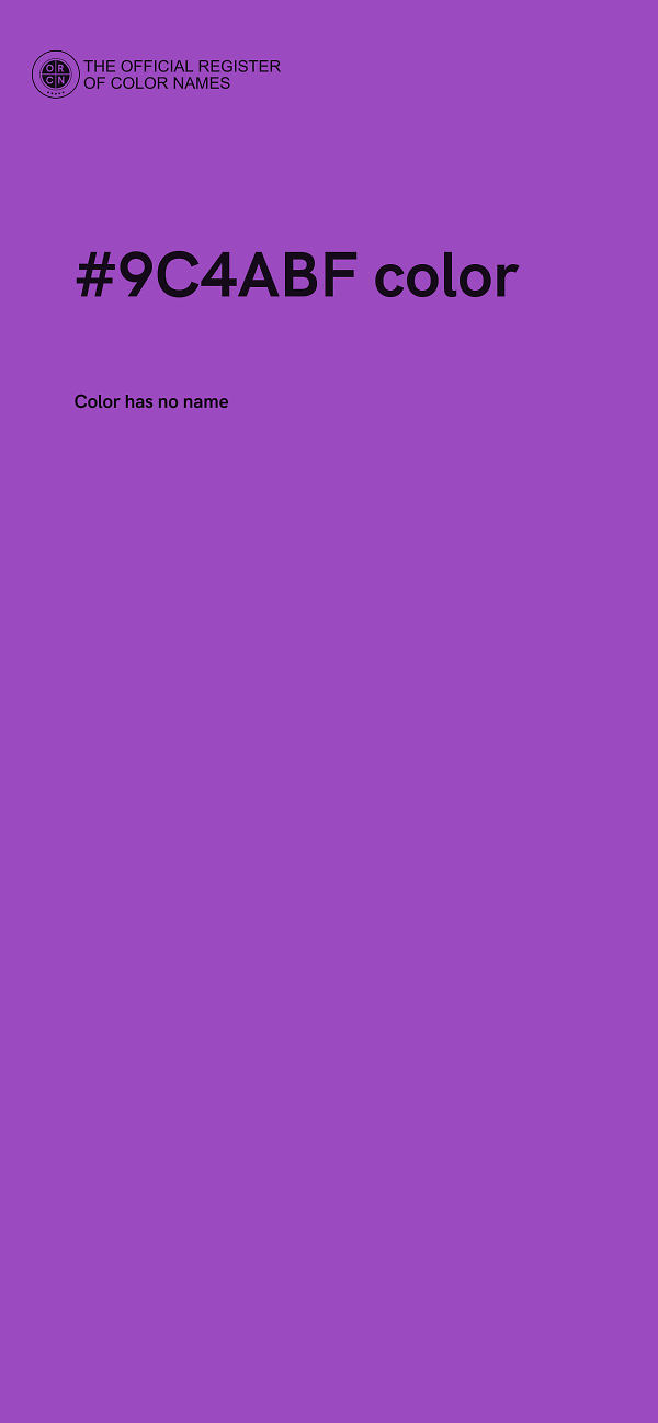 #9C4ABF color image