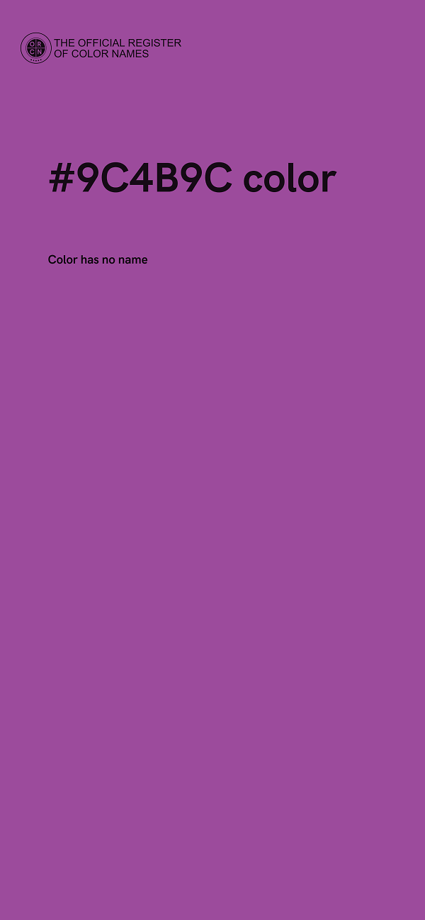 #9C4B9C color image