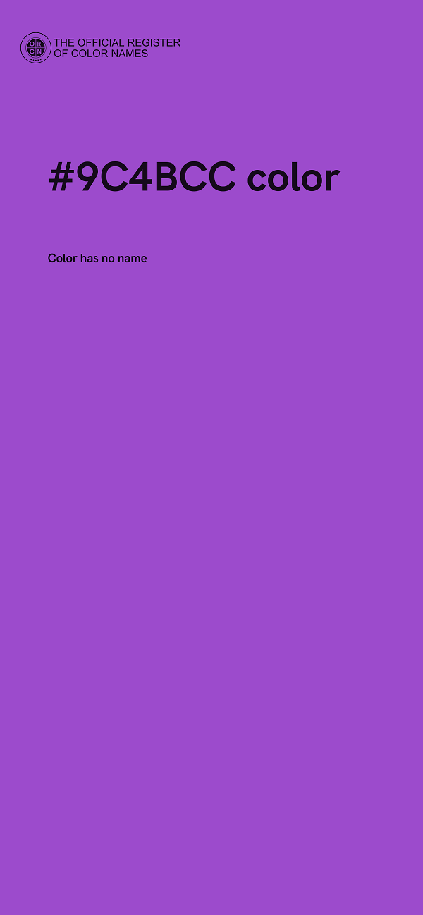 #9C4BCC color image