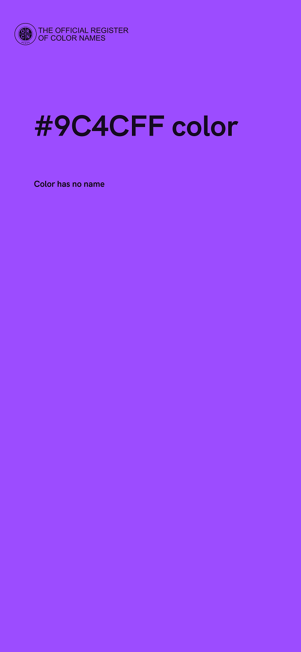 #9C4CFF color image
