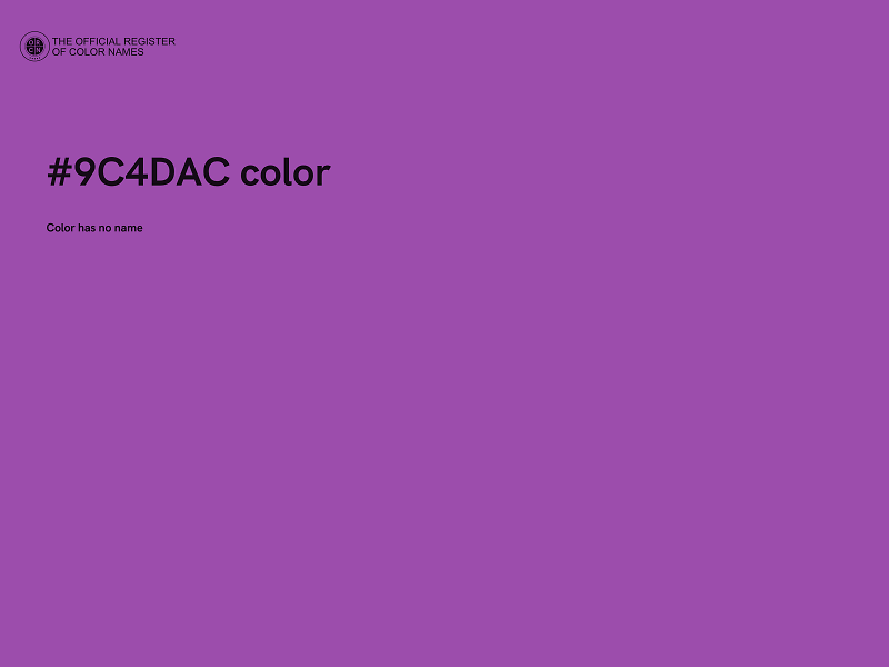 #9C4DAC color image