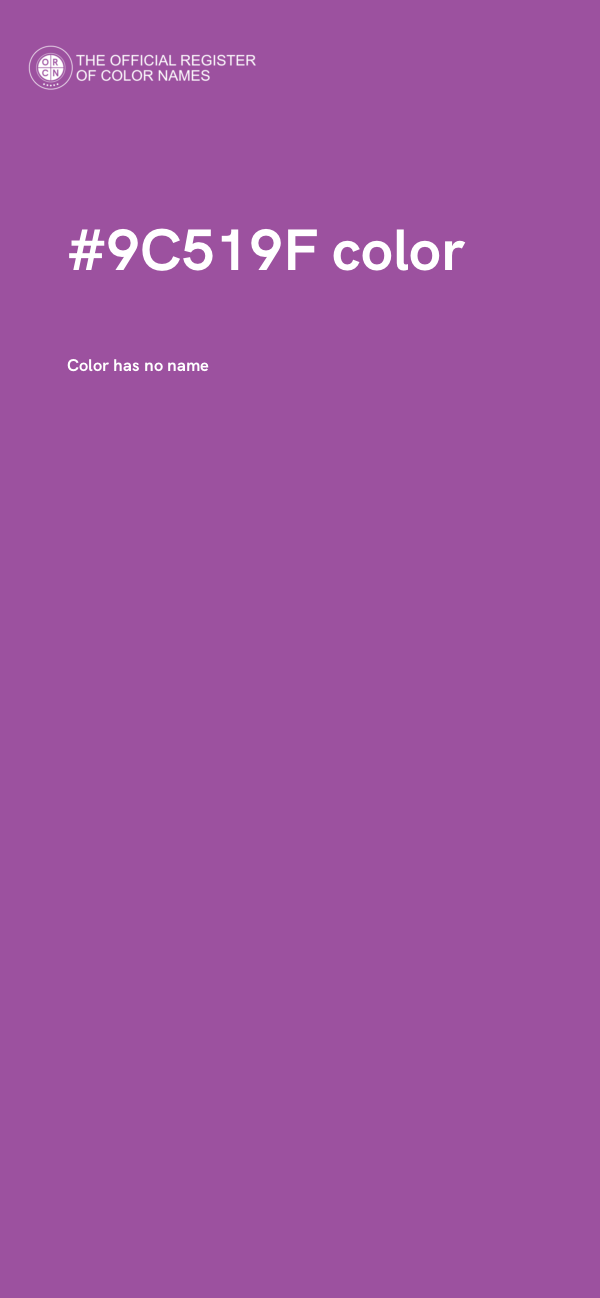 #9C519F color image