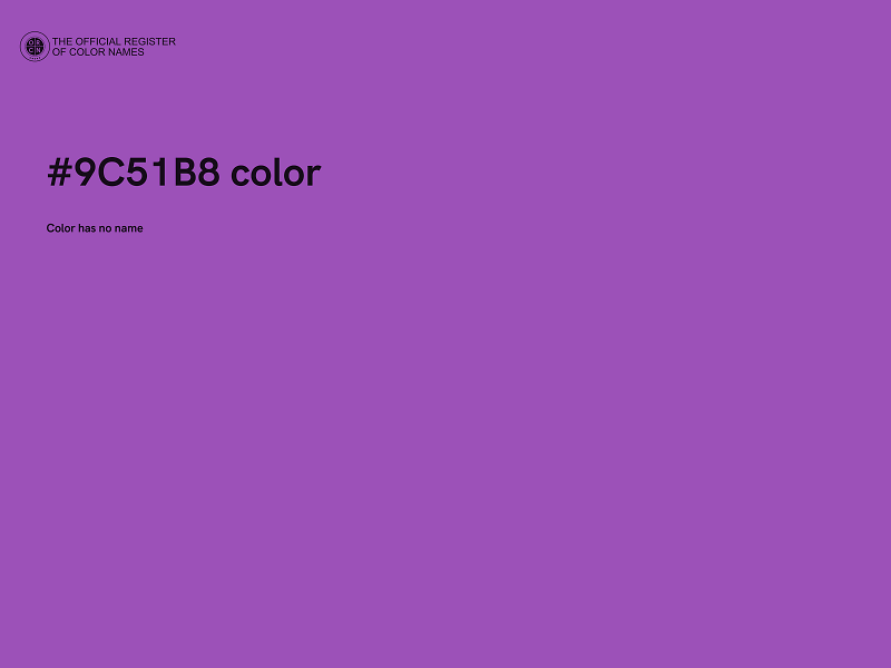 #9C51B8 color image
