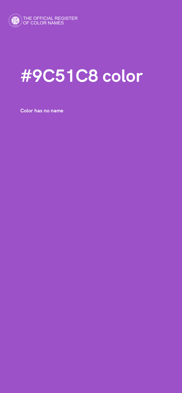 #9C51C8 color image