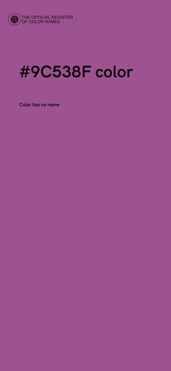 #9C538F color image