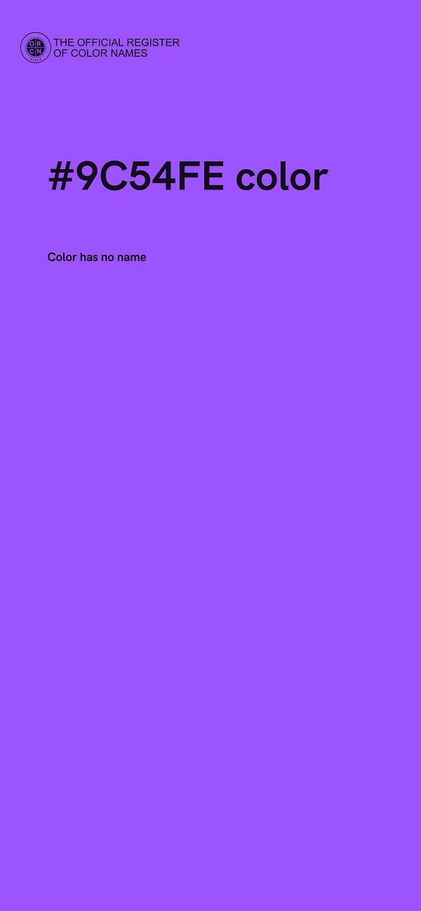 #9C54FE color image
