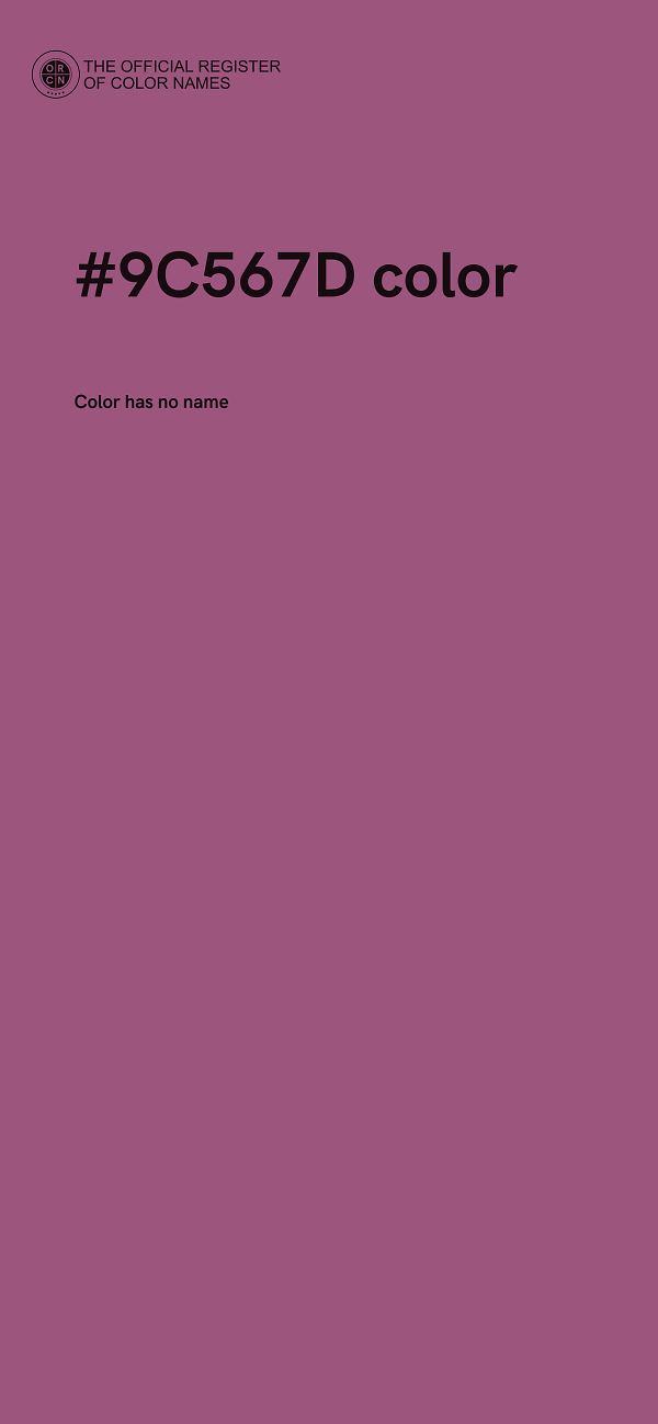 #9C567D color image