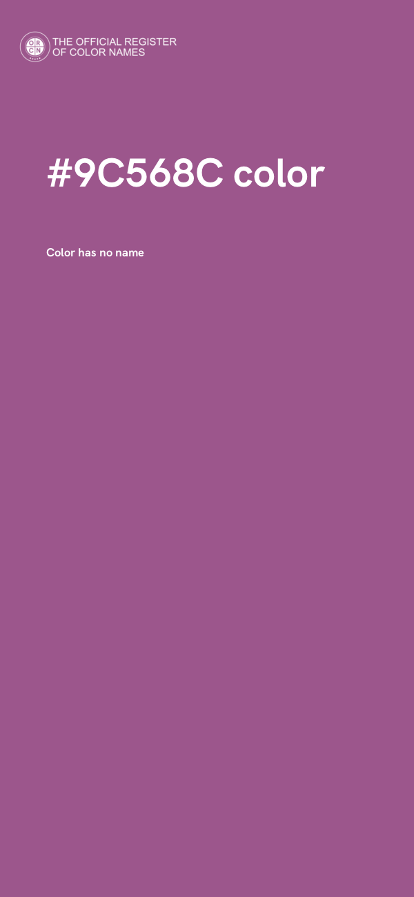#9C568C color image