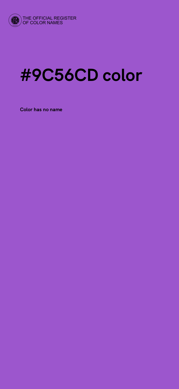 #9C56CD color image