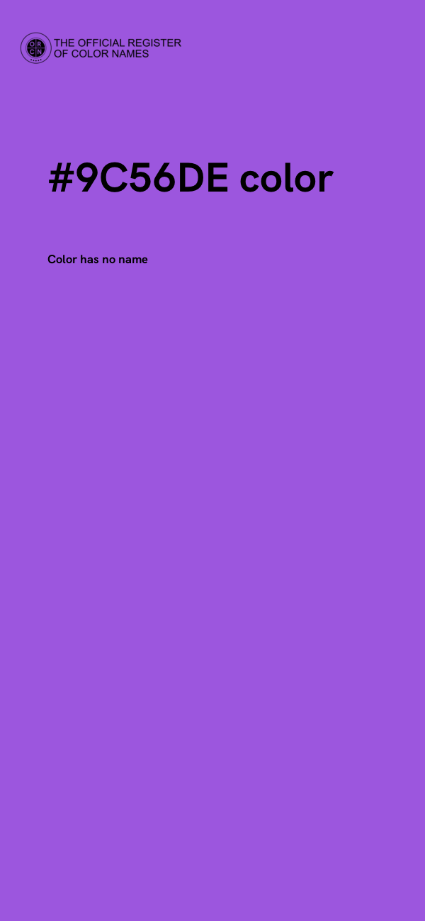 #9C56DE color image
