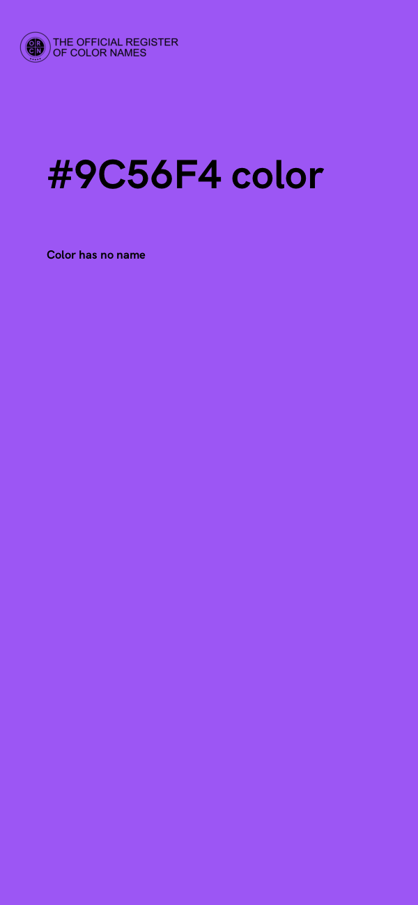 #9C56F4 color image