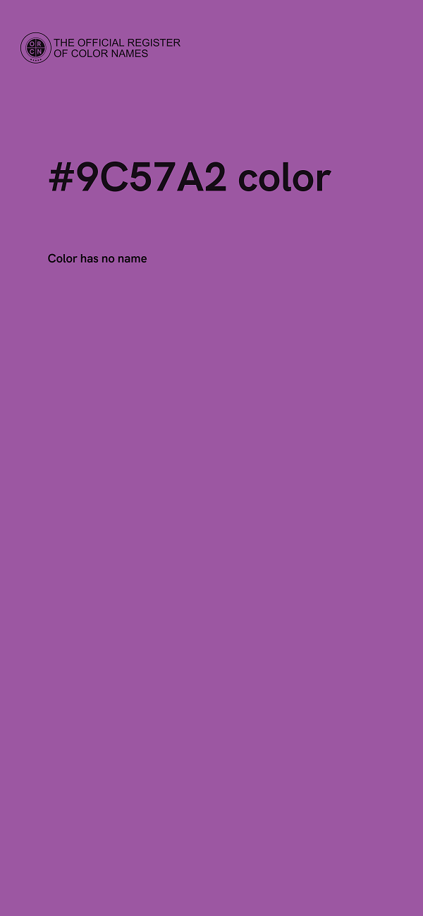 #9C57A2 color image