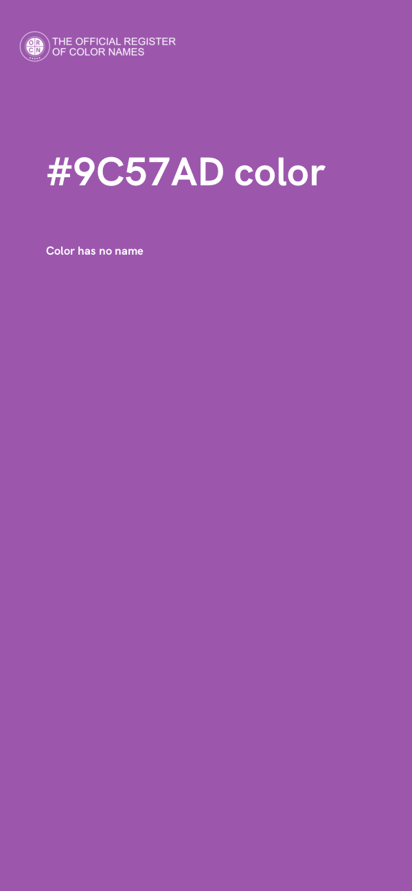 #9C57AD color image