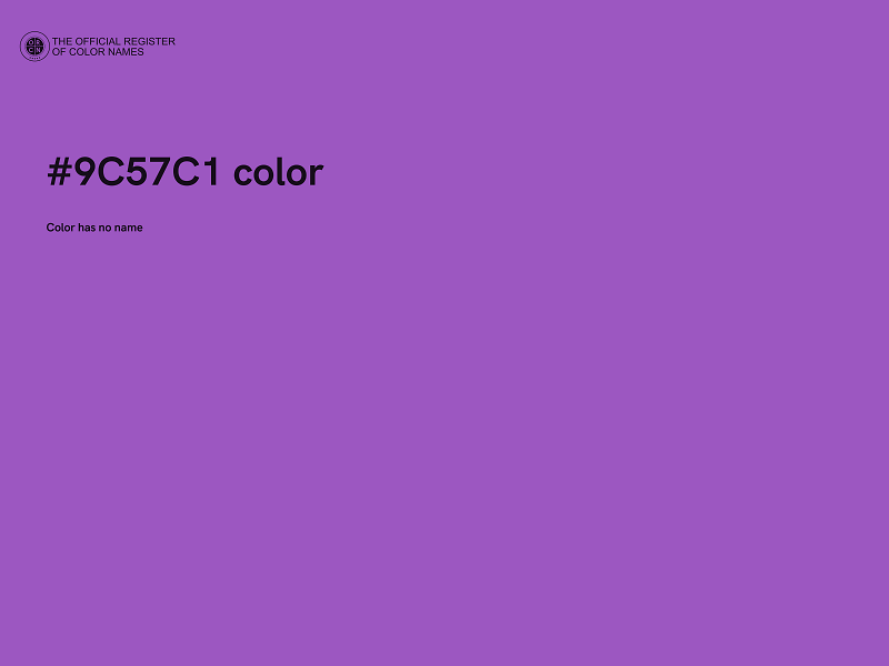 #9C57C1 color image