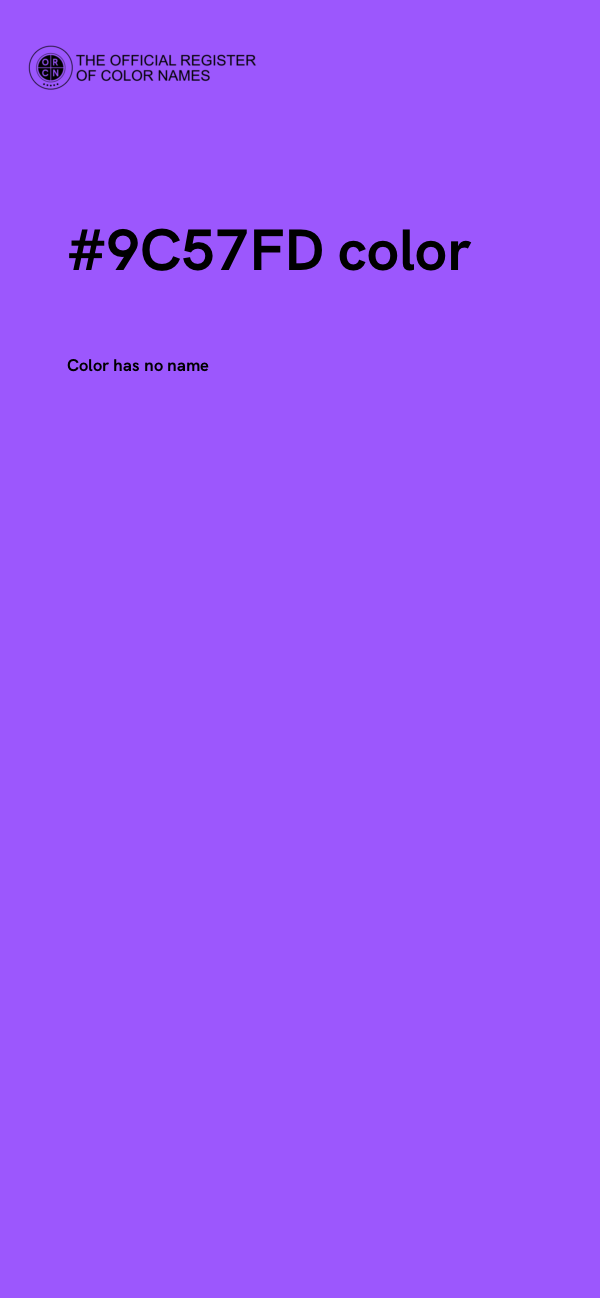 #9C57FD color image