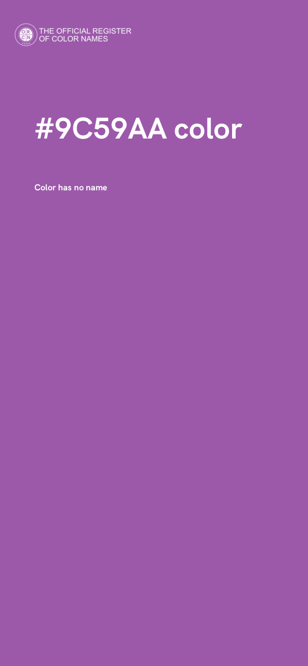 #9C59AA color image