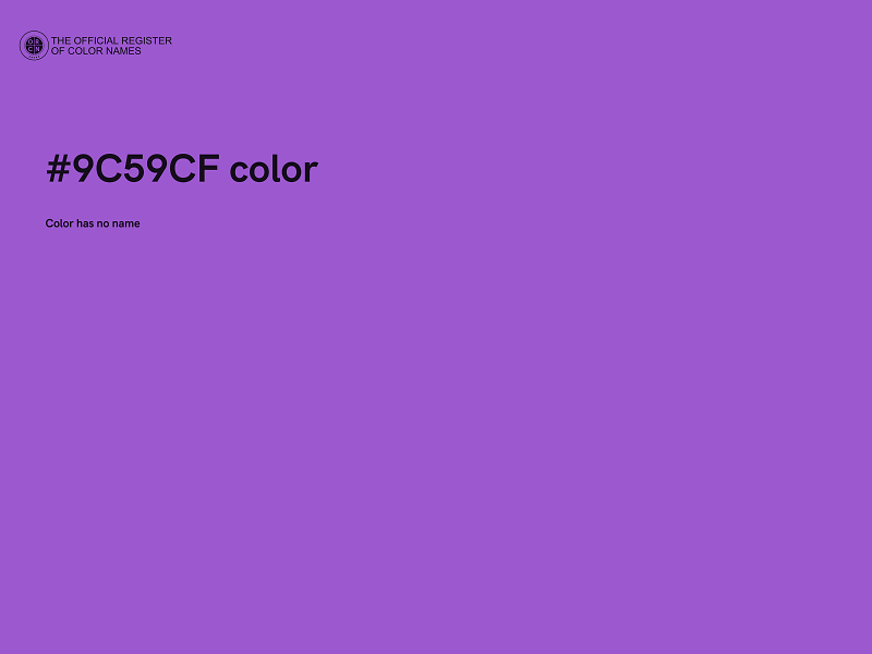 #9C59CF color image