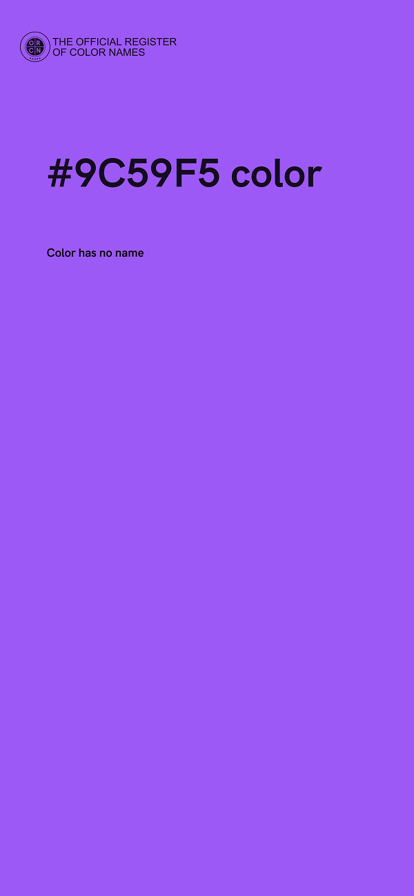 #9C59F5 color image