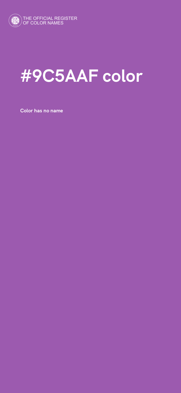 #9C5AAF color image