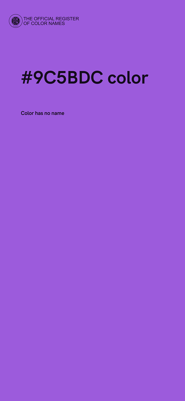 #9C5BDC color image