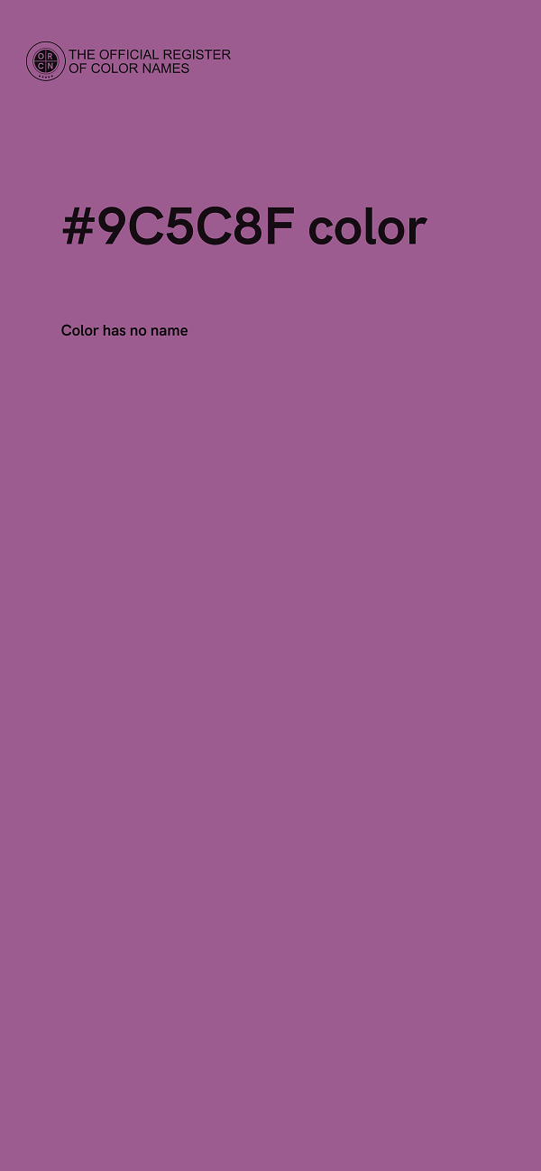 #9C5C8F color image