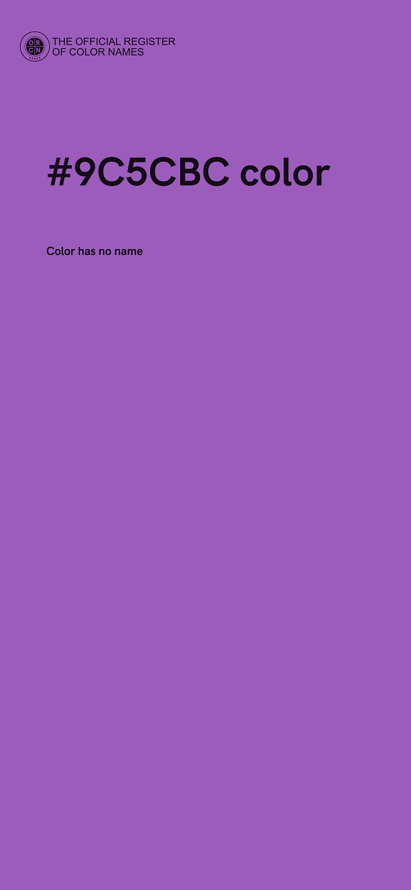 #9C5CBC color image