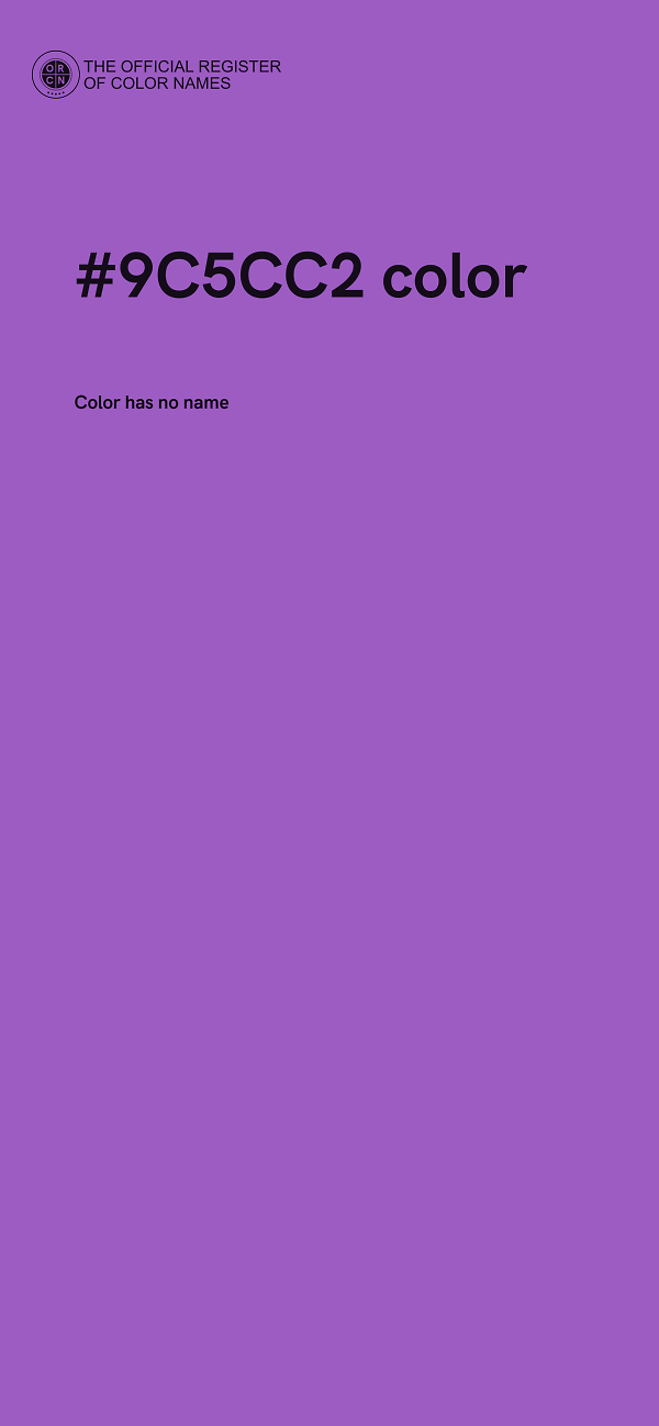 #9C5CC2 color image