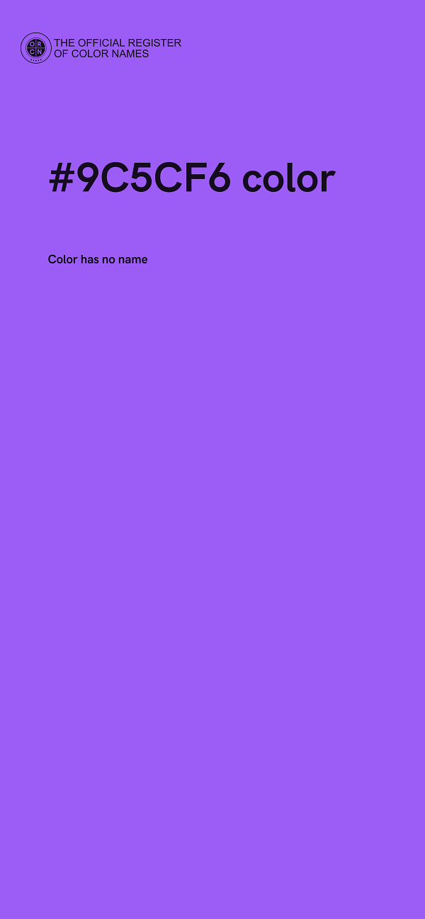 #9C5CF6 color image