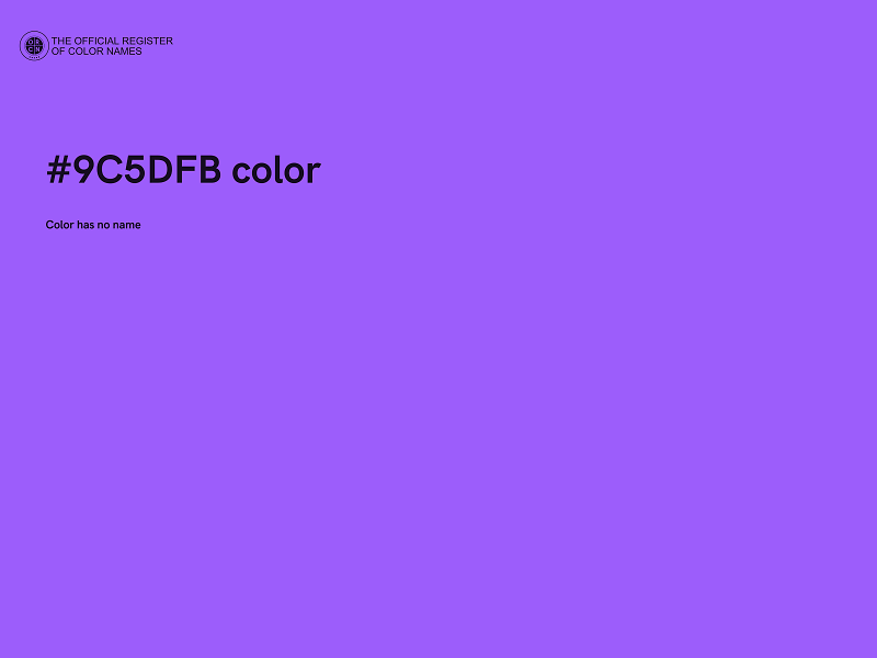 #9C5DFB color image