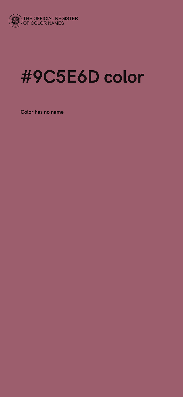 #9C5E6D color image