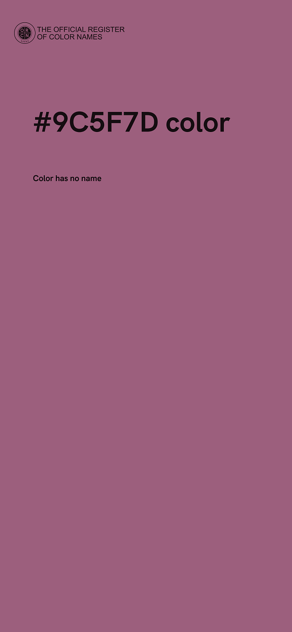 #9C5F7D color image