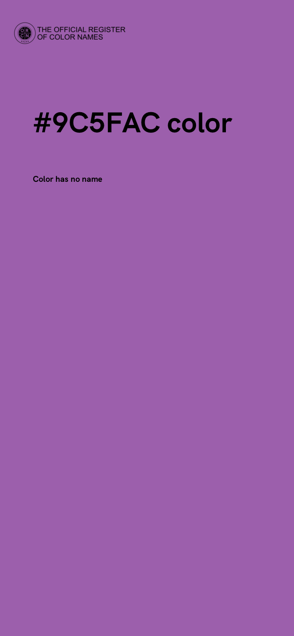#9C5FAC color image