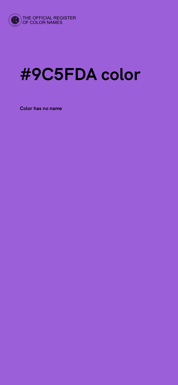 #9C5FDA color image