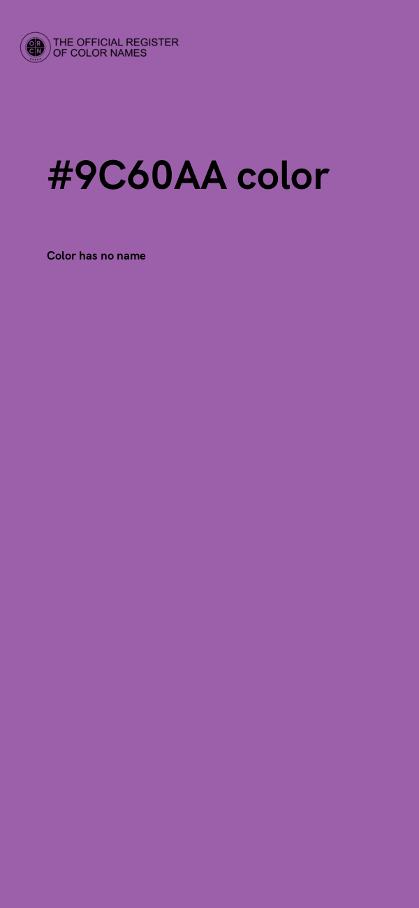 #9C60AA color image