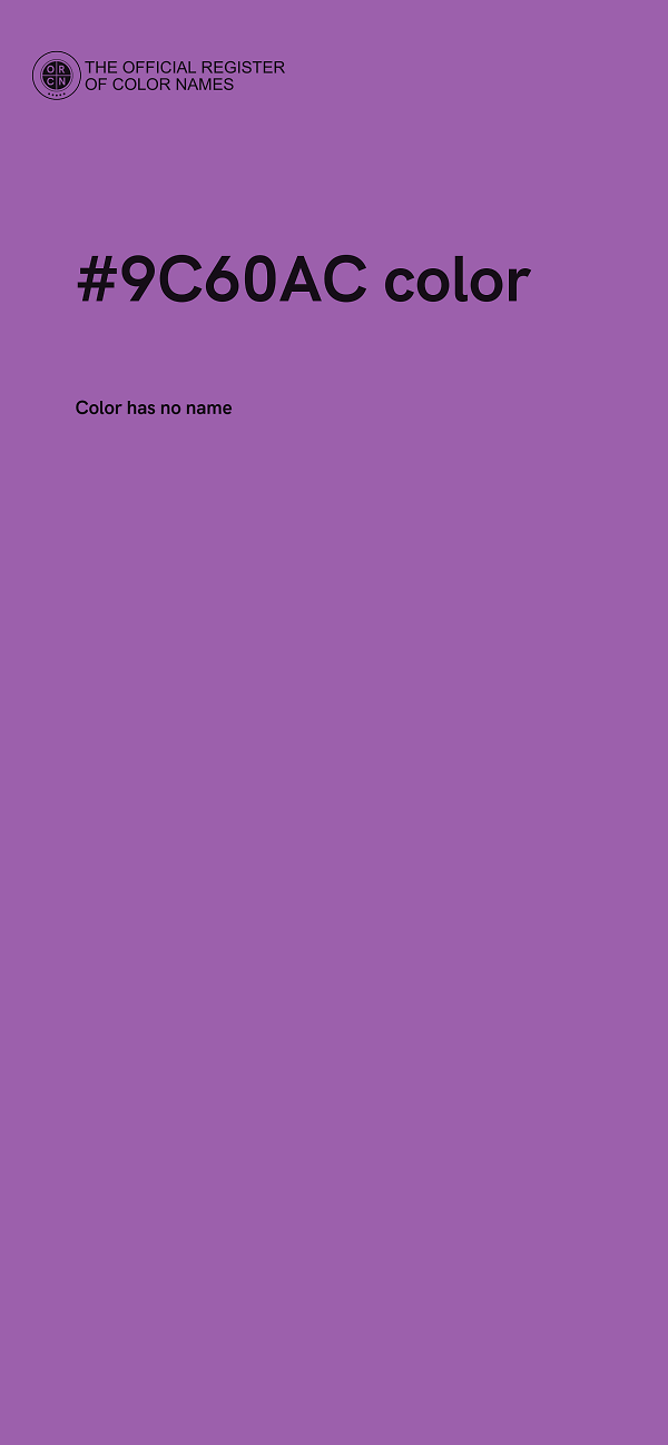 #9C60AC color image