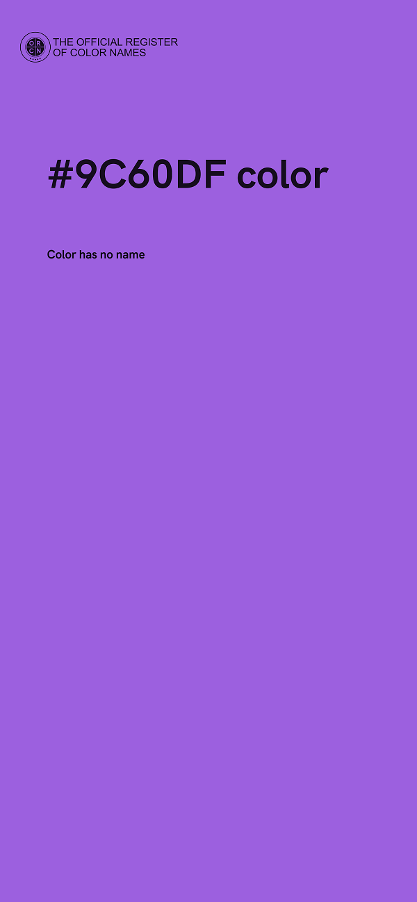 #9C60DF color image